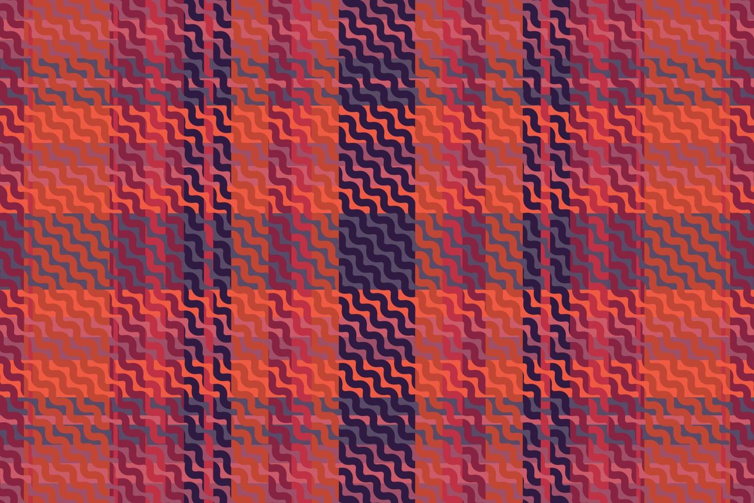 Tartan-Plaidmuster mit Textur und warmer Farbe. vektor