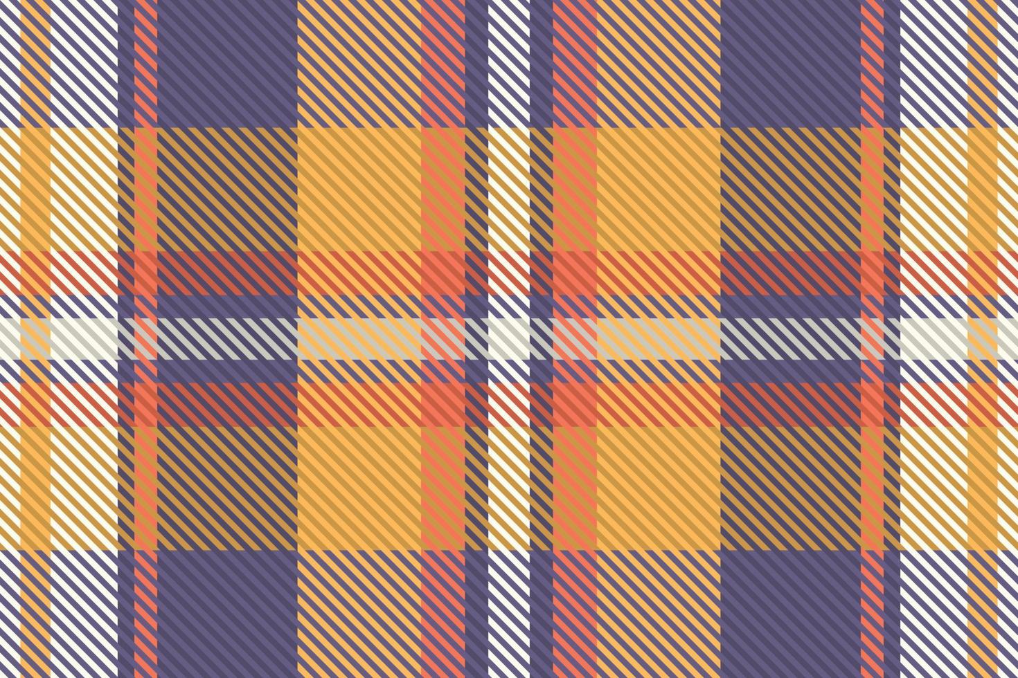 tartan plädmönster med textur och varm färg. vektor