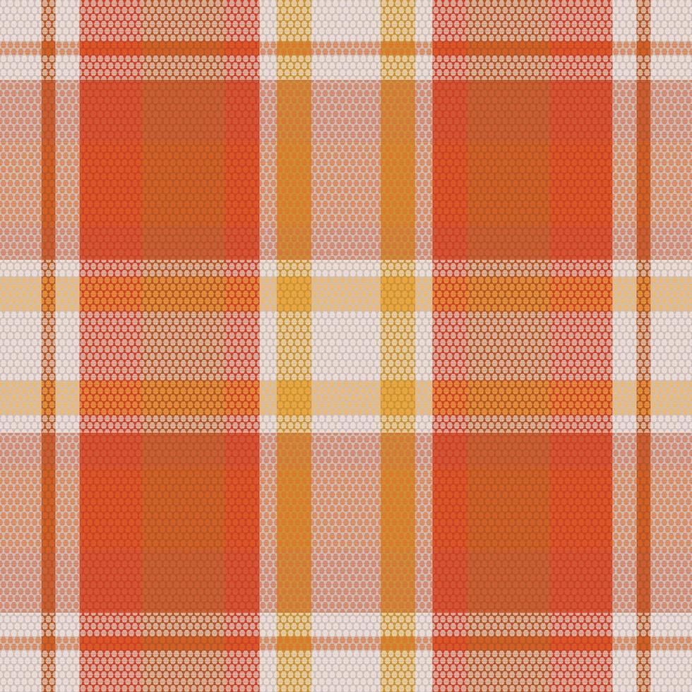 tartan plädmönster med textur och varm färg. vektor