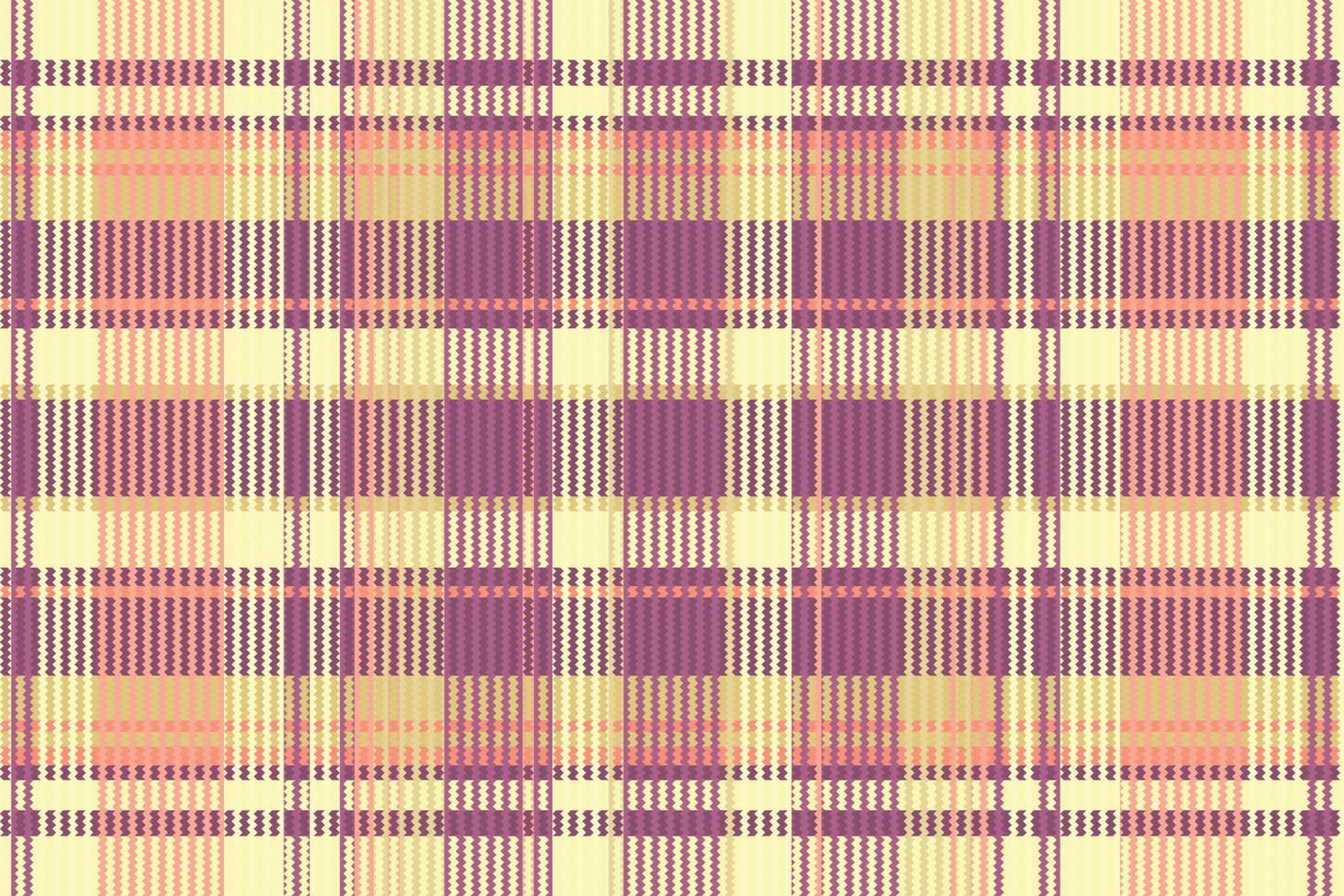 tartan plädmönster med textur och varm färg. vektor