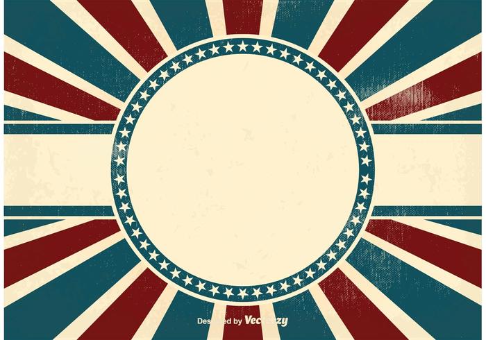 Vintage patriotischen Hintergrund vektor
