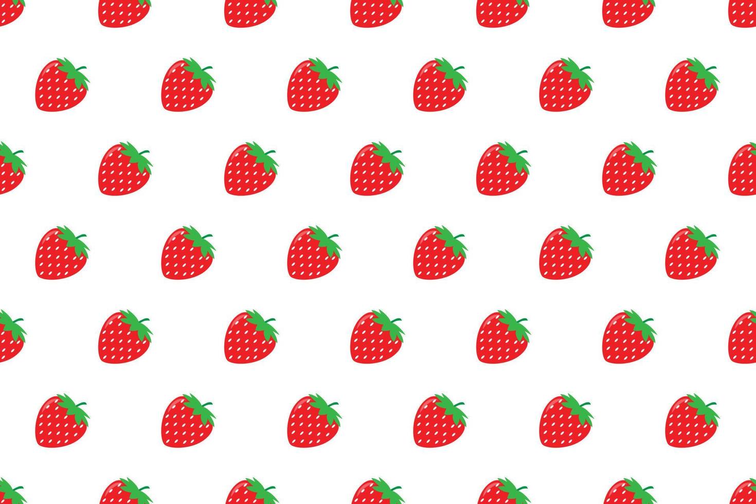 Erdbeer nahtloses Muster vektor