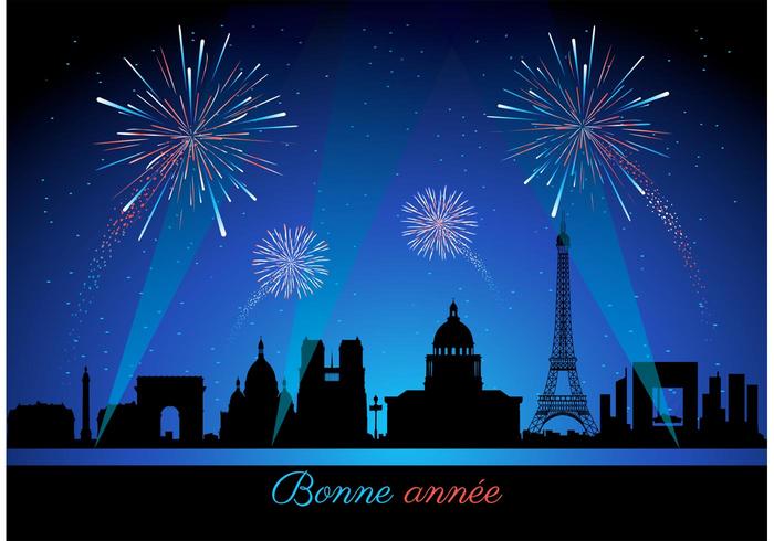 Free vector bonne année illustration