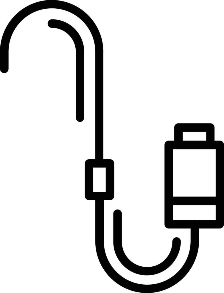 USB-Leitungssymbol vektor