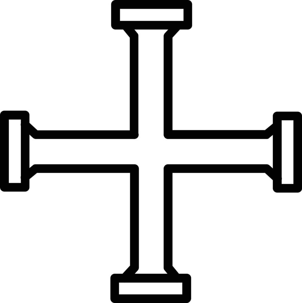 Symbol für die Lug-Linie vektor