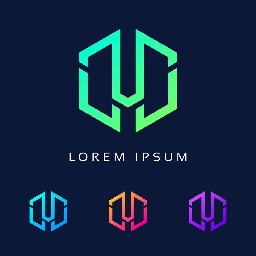 tl polygonform modern logotypdesign, unik idébokstavsikonmonogram vektor
