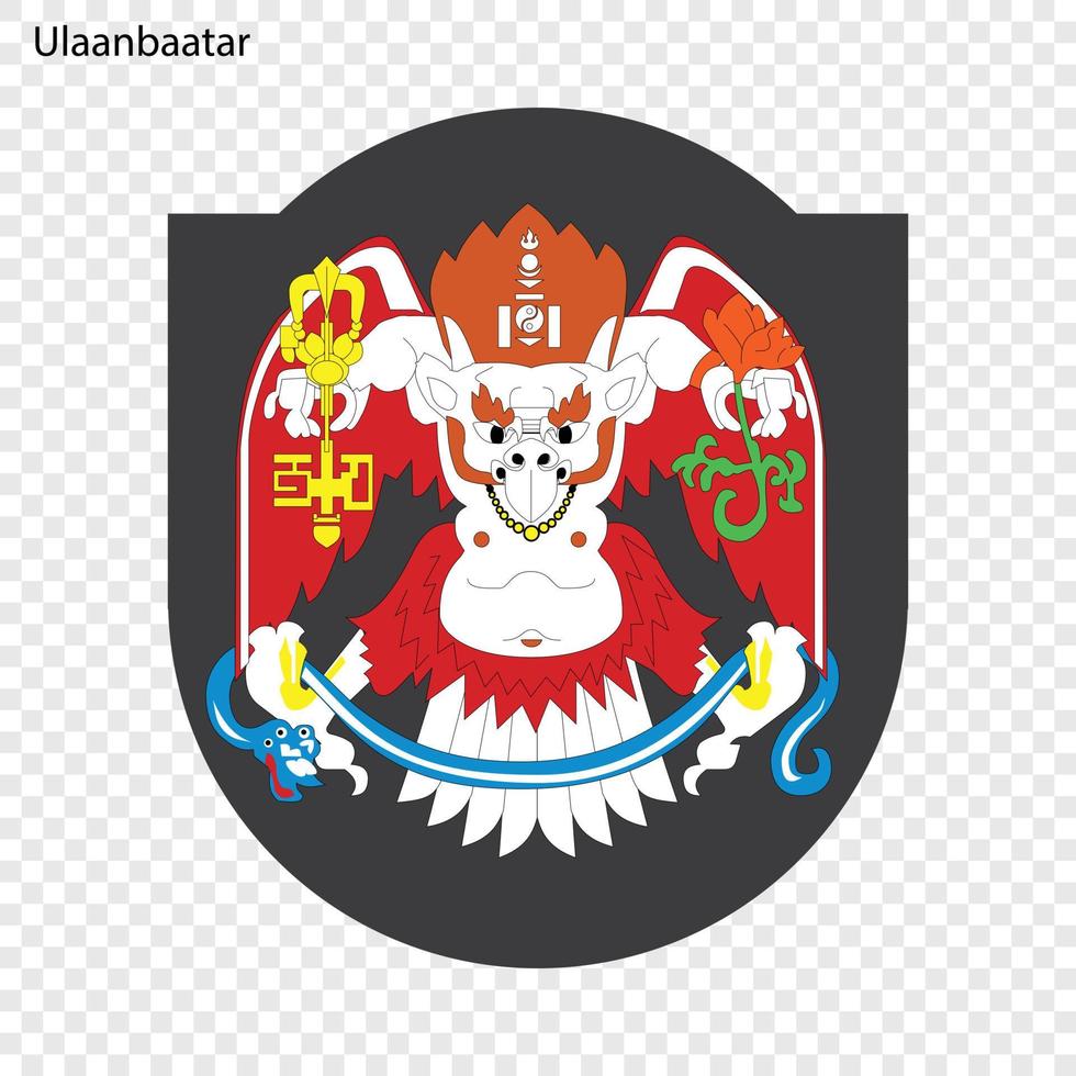 Wappen Stadt. vektor