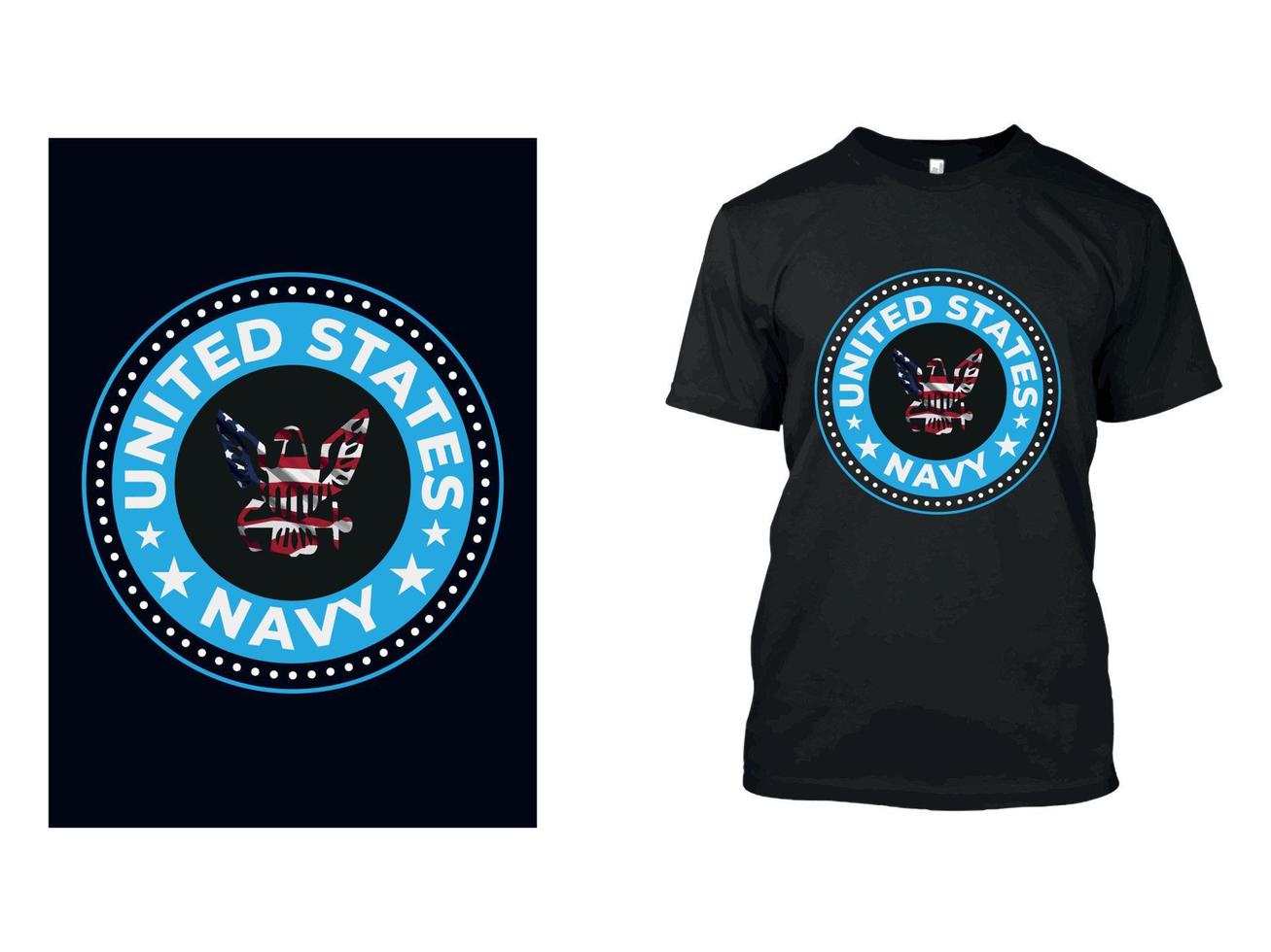 USA-Marine-T-Shirt-Design vektor