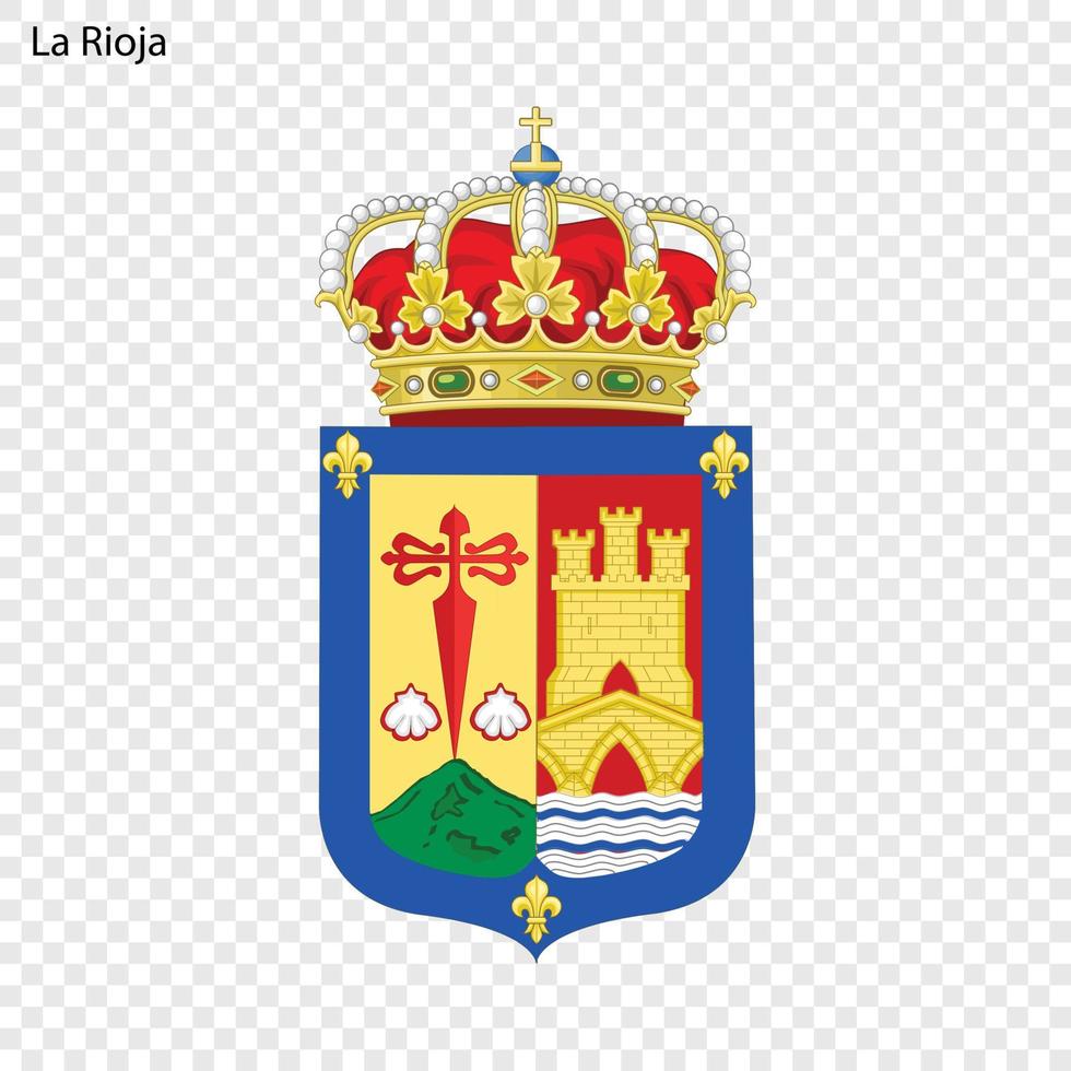 Emblem Provinz Spanien vektor