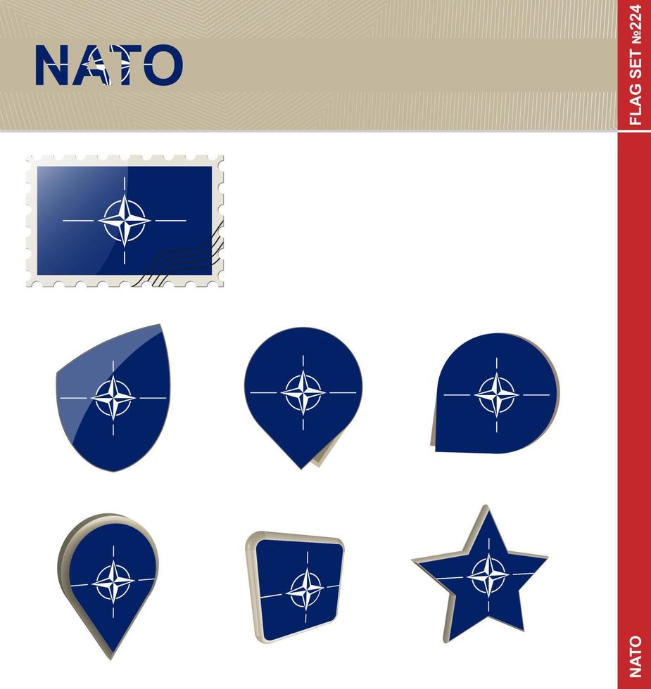 NATO-Flaggensatz, Flaggensatz vektor