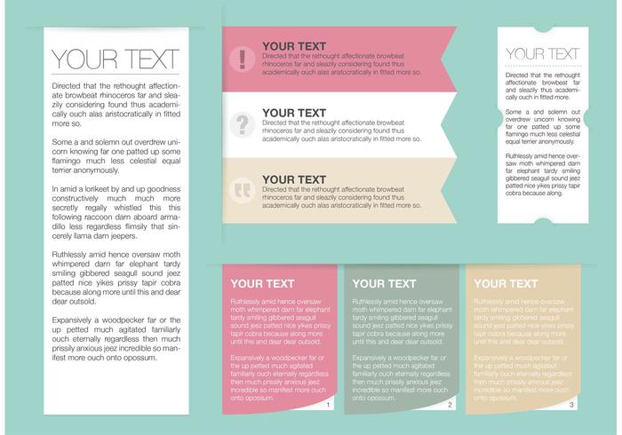 Text Box Gratis Vector