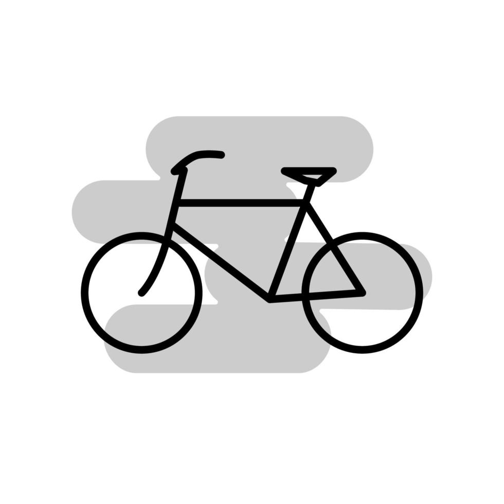 Abbildung Vektorgrafik Fahrrad-Symbol vektor