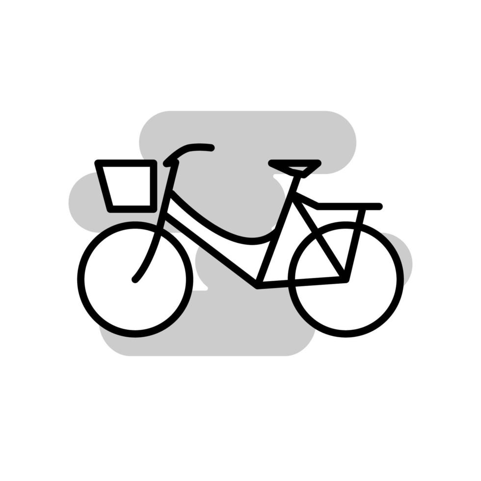 Abbildung Vektorgrafik Fahrrad-Symbol vektor
