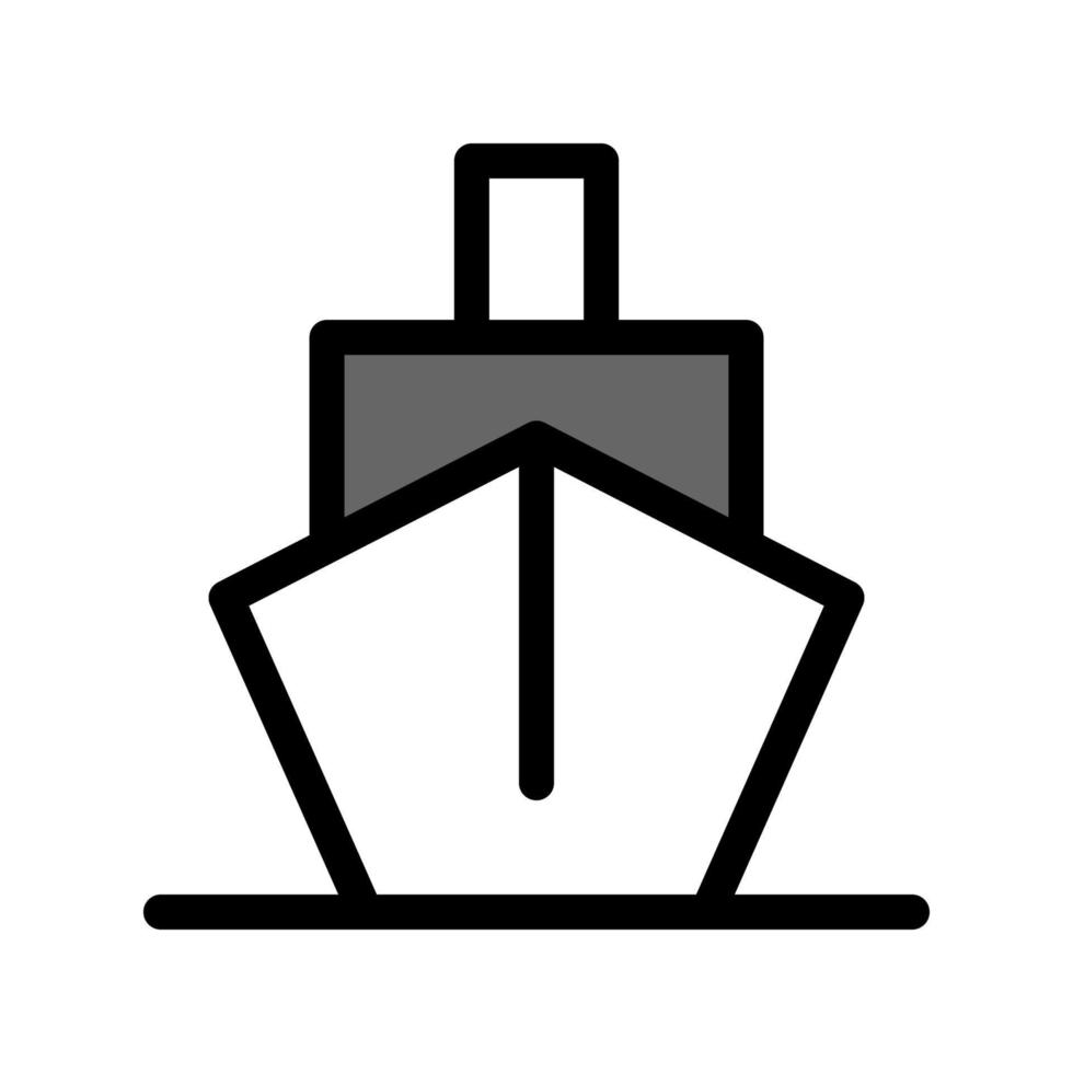 illustration vektorgrafik av fartygsikonen vektor