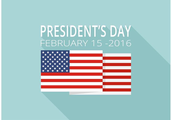 Freie Präsidenten Tag Vektor Hintergrund