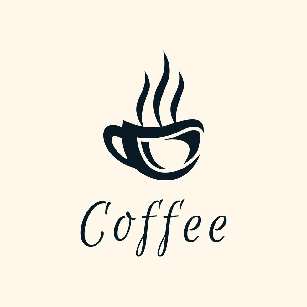 Kaffee-Logo-Illustration kostenloser Download vektor