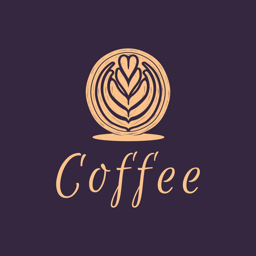 Kaffee-Logo-Illustration kostenloser Download vektor