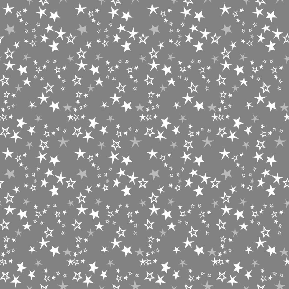 Sterne wiederholen sich nahtlos im gesamten Muster vektor