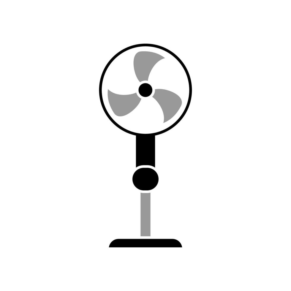 Abbildung Vektorgrafik Stand-Fan-Symbol vektor