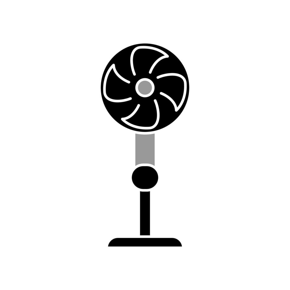 Abbildung Vektorgrafik Stand-Fan-Symbol vektor