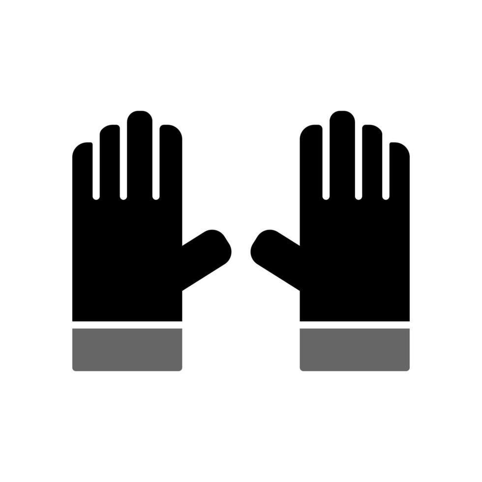 Illustrationsvektorgrafik des Handschuhsymbols vektor