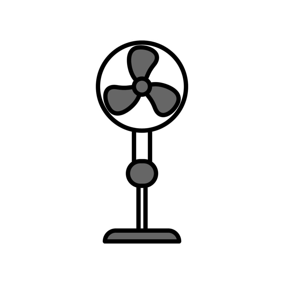 Abbildung Vektorgrafik Stand-Fan-Symbol vektor