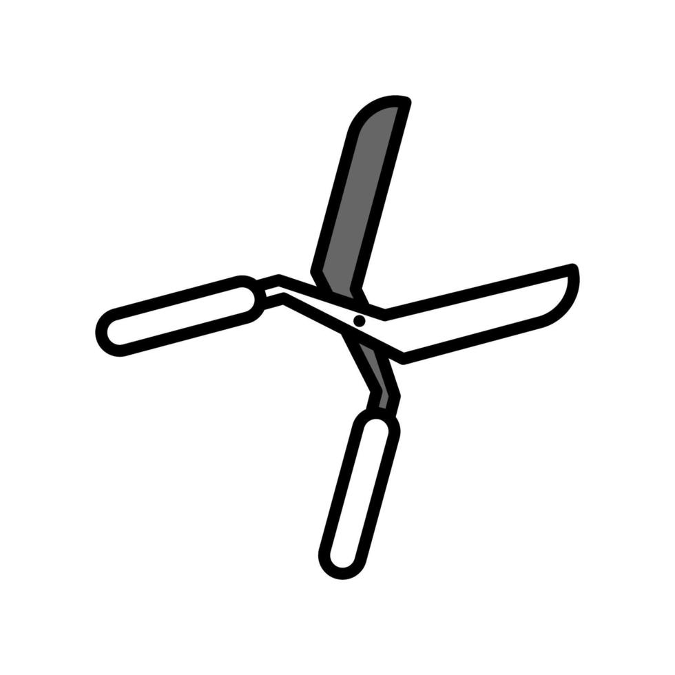 Abbildung Vektorgrafik Grasschneider-Symbol vektor