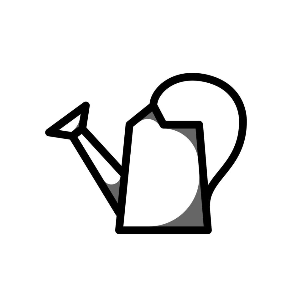Abbildung Vektorgrafik Gießkanne Symbol vektor