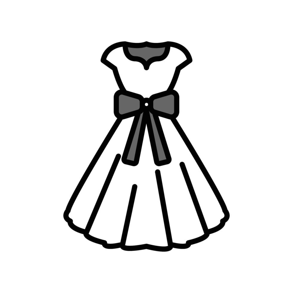 illustration vektorgrafik av klänning ikon vektor