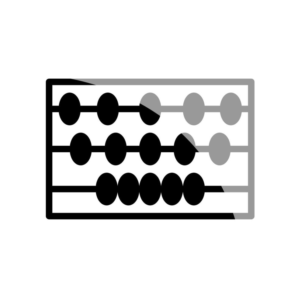 abacus ikon mall vektor