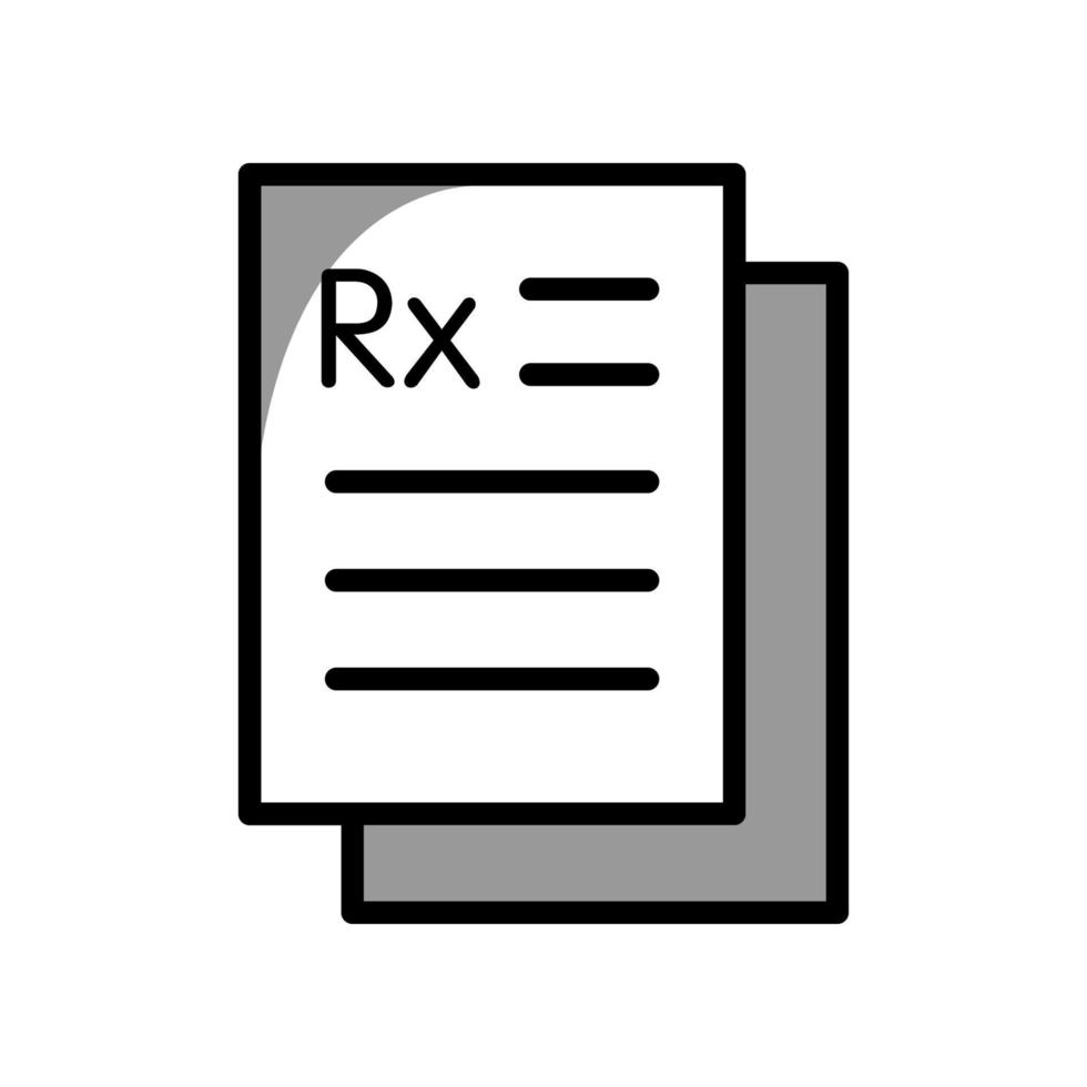 Abbildung Vektorgrafik des RX-Symbols vektor