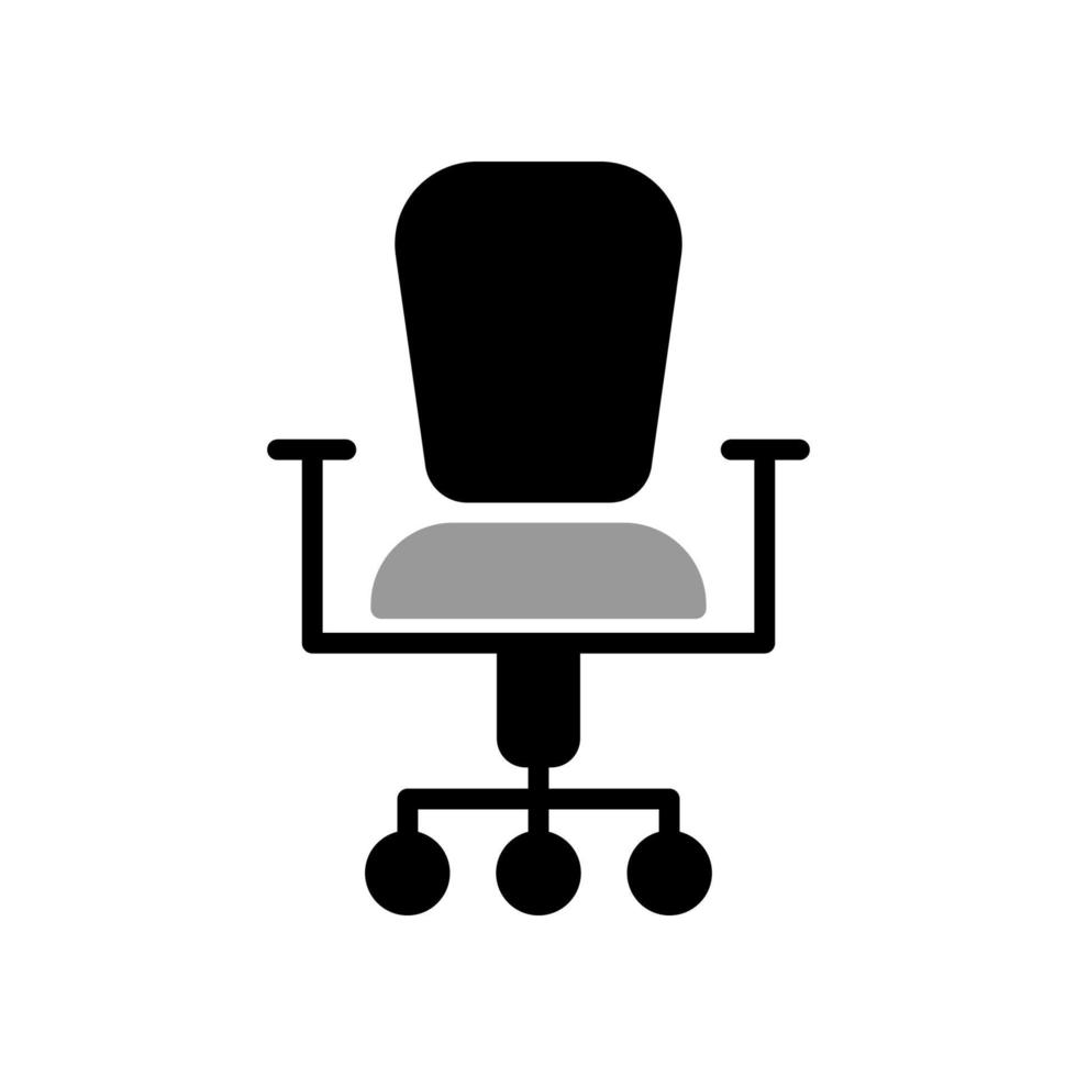 illustration vektorgrafik av kontorsstol ikon vektor