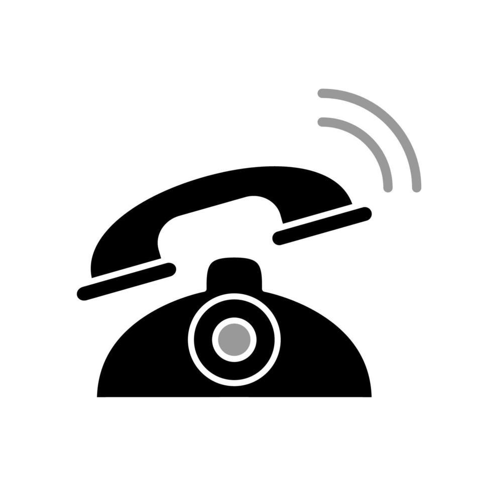 illustration vektorgrafik av telefonikonen vektor