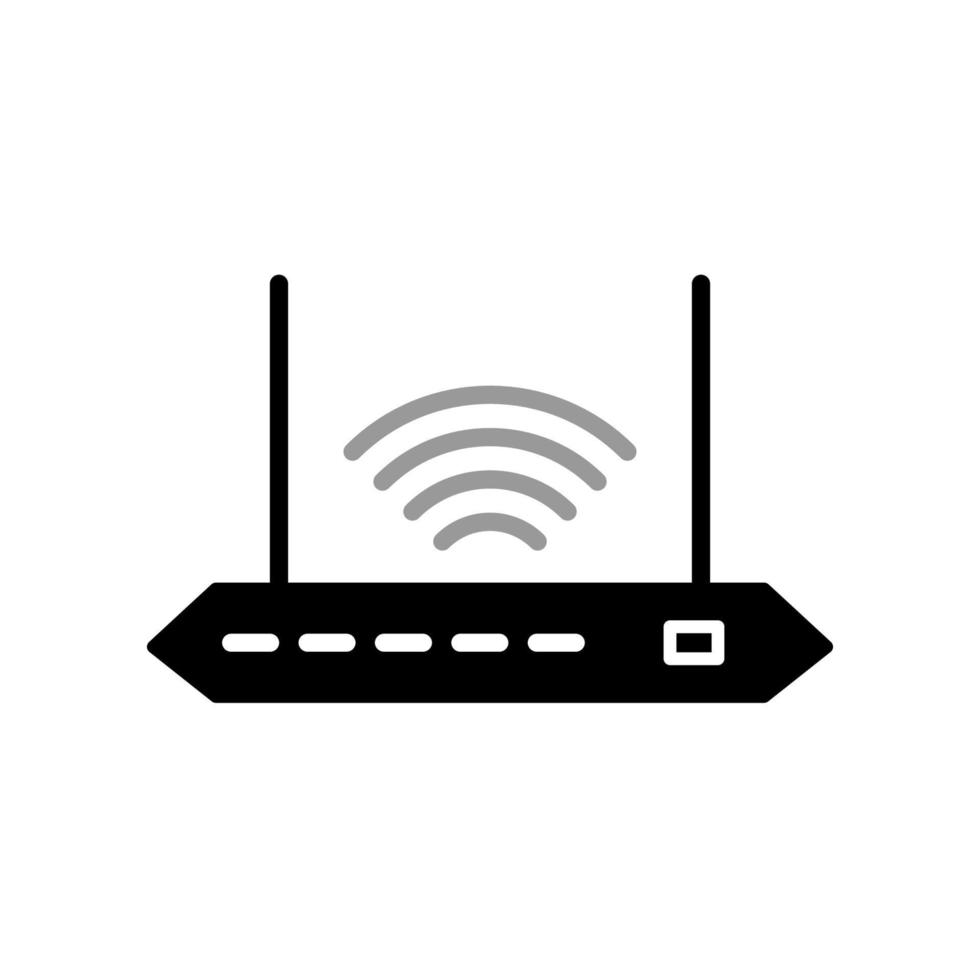 Abbildung Vektorgrafik des Router-Symbols vektor