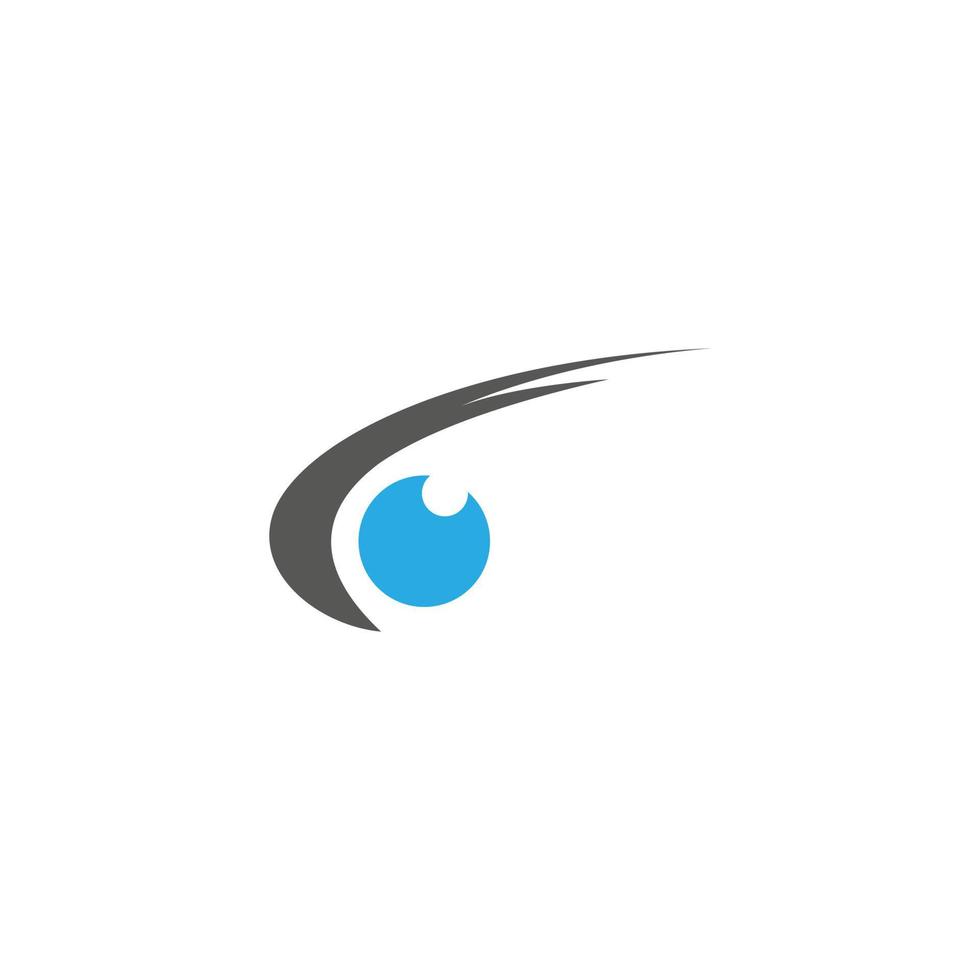 eye logo design gratis vektor fil.