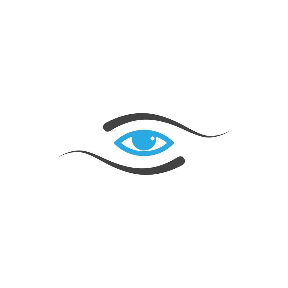 Auge Logo Design kostenlose Vektordatei. vektor