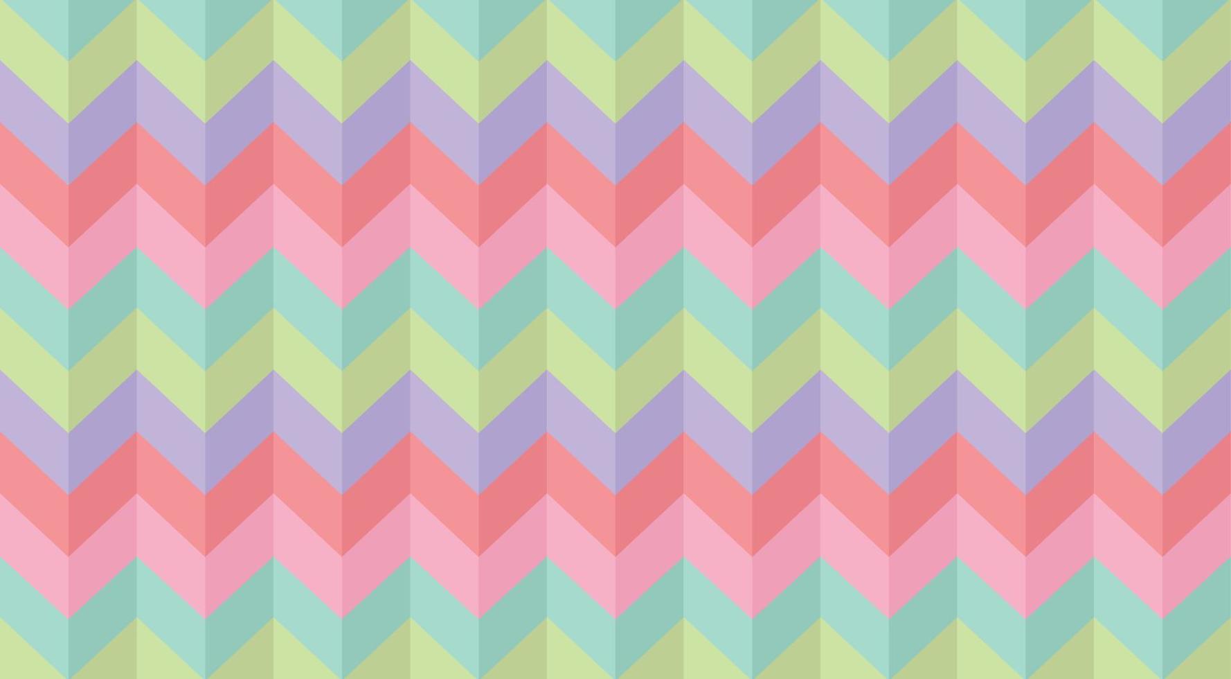 geometriska chevron sicksack mönster. pastell vektor illustration