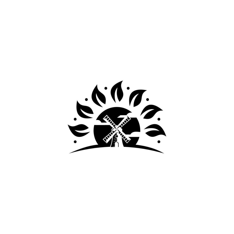 Konditorei-Logo-Template-Design. Bauernhaus-Konzept-Logo, isoliert auf weißem Hintergrund. vektor