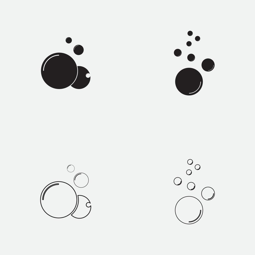 bubbla ikon vektor