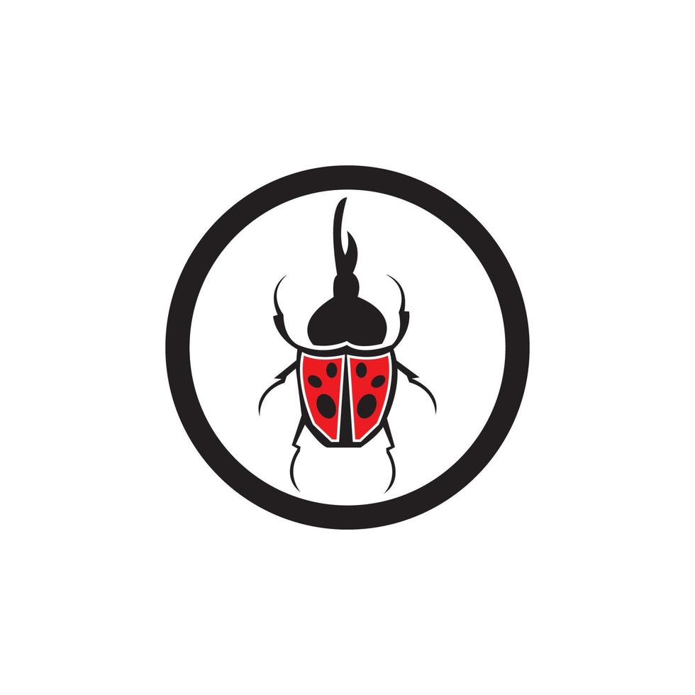 Bug-Vektor-Illustration-Icon-Design-Vorlage vektor