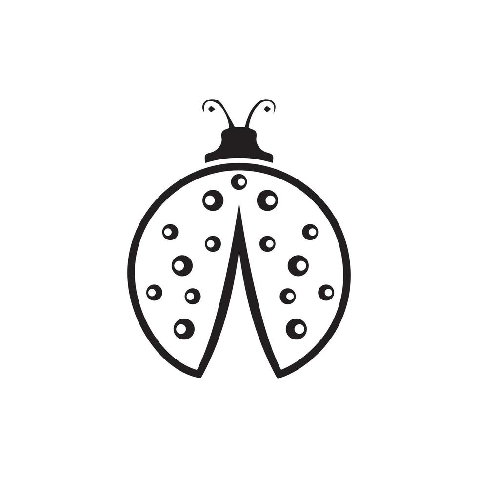 Bug-Vektor-Illustration-Icon-Design-Vorlage vektor