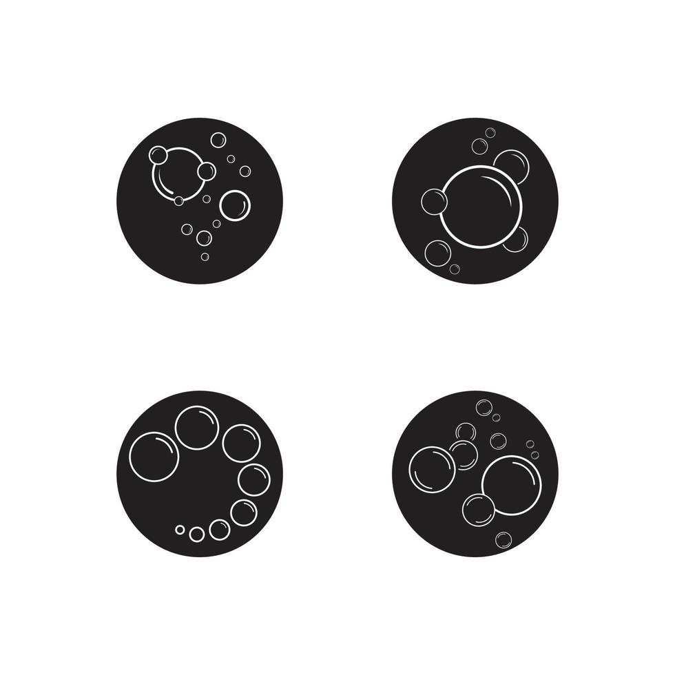 bubbla ikon vektor illustration formgivningsmall
