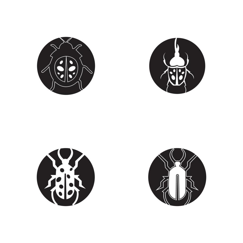 Bug-Vektor-Illustration-Icon-Design-Vorlage vektor