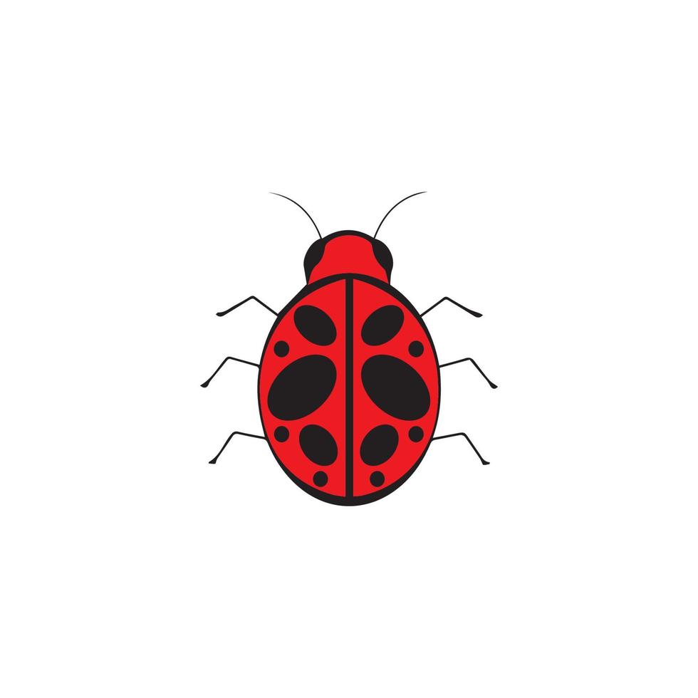 Bug-Vektor-Illustration-Icon-Design-Vorlage vektor