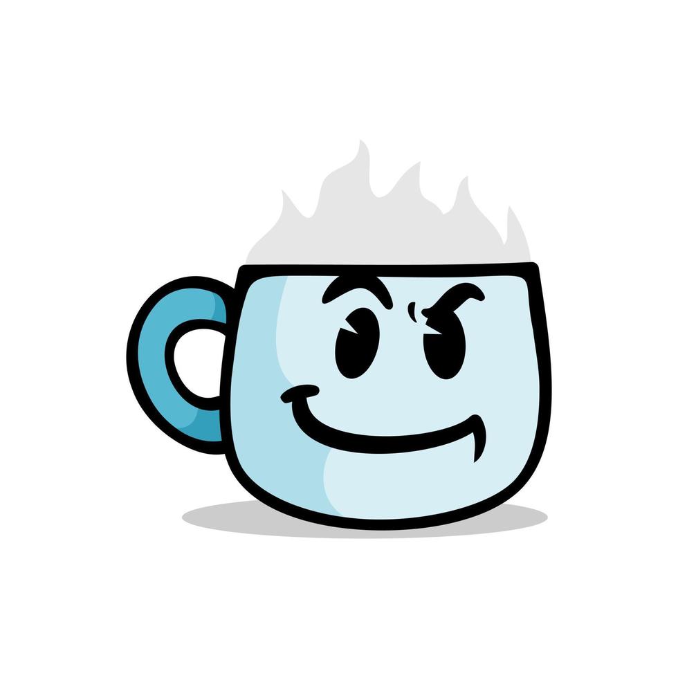 illustration av kaffekopp. bra för alla företag som har med kaffe att göra. vektor