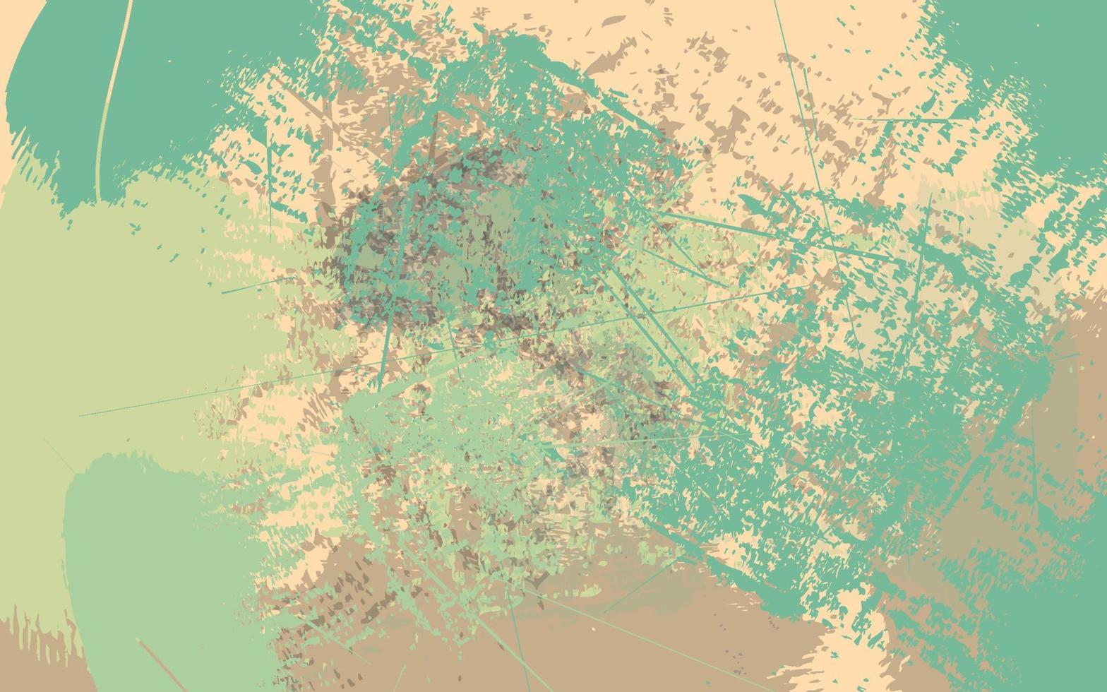 abstrakte Grunge-Textur grüner Sahnehintergrund vektor