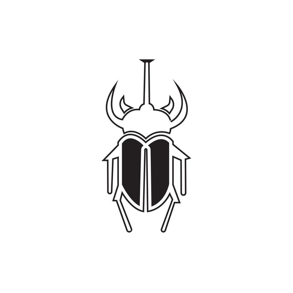 Bug-Vektor-Illustration-Icon-Design-Vorlage vektor