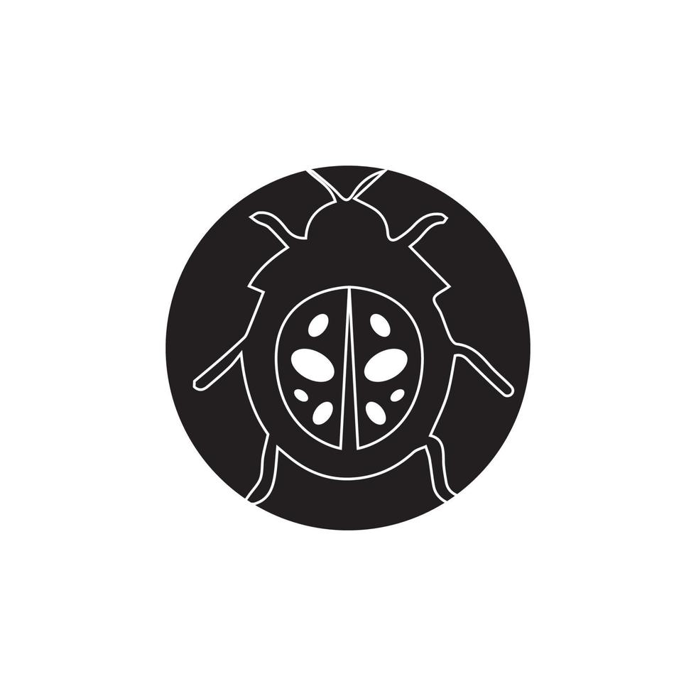 Bug-Vektor-Illustration-Icon-Design-Vorlage vektor