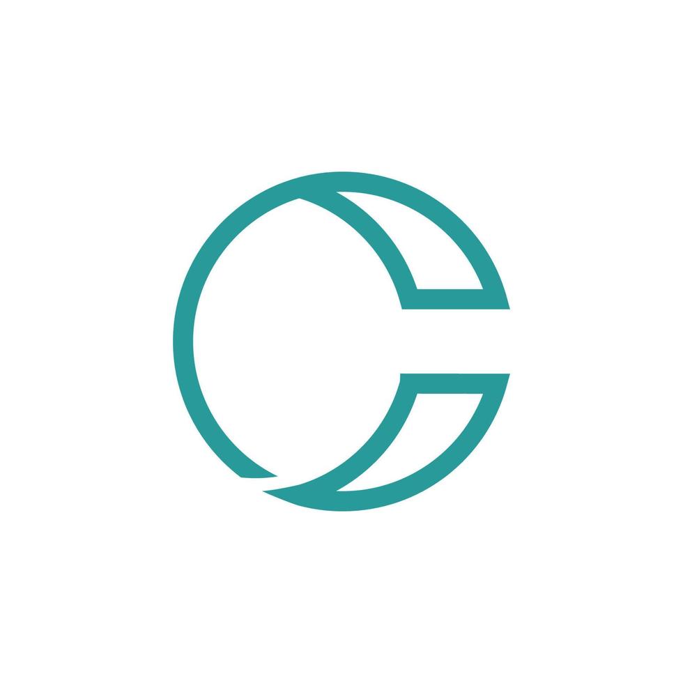 anfangsbuchstabe c brief logo vorlage vektor symbol illustration