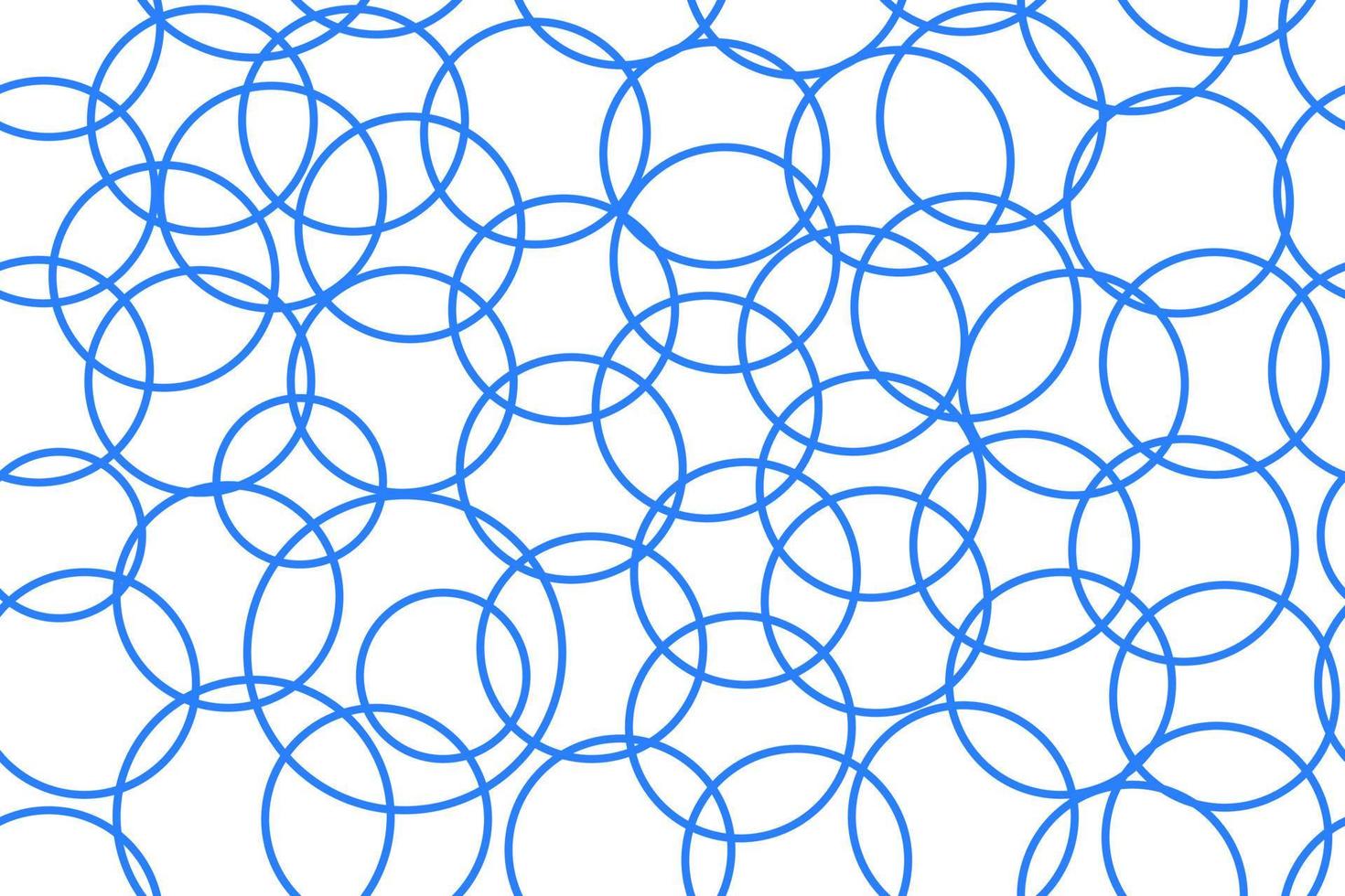nahtloser Musterhintergrund mit blauem Kreisumriss vektor